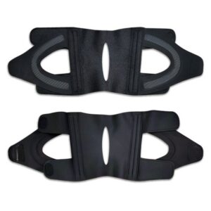 Cross-strapped knee pad Cross-strapped knee pad