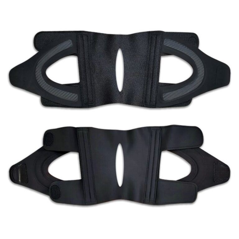 Cross-strapped knee pad Cross-strapped knee pad